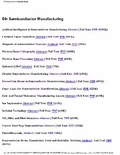 خرید و دانلود نسخه کامل کتاب 54.Semiconductor Manufacturing