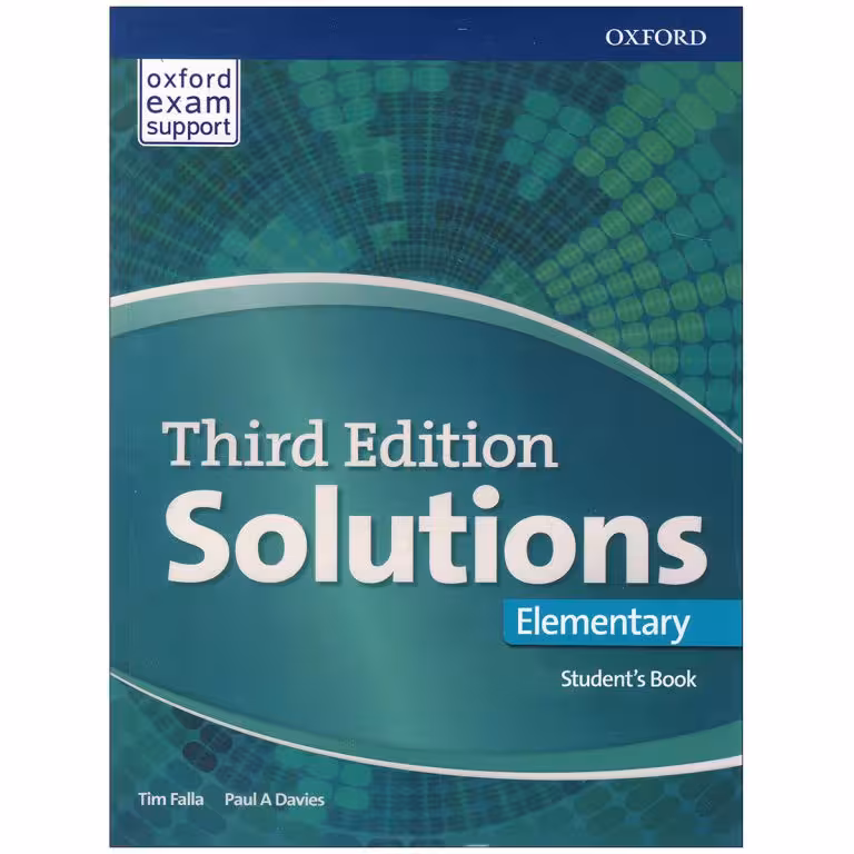 کتاب Solutions Elementary 3rd سلوشن المنتری