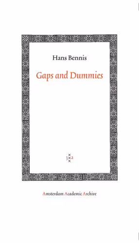 خرید و دانلود نسخه کامل کتاب Gaps and Dummies (Amsterdam University Press - Amsterdam Archaeological Studies)