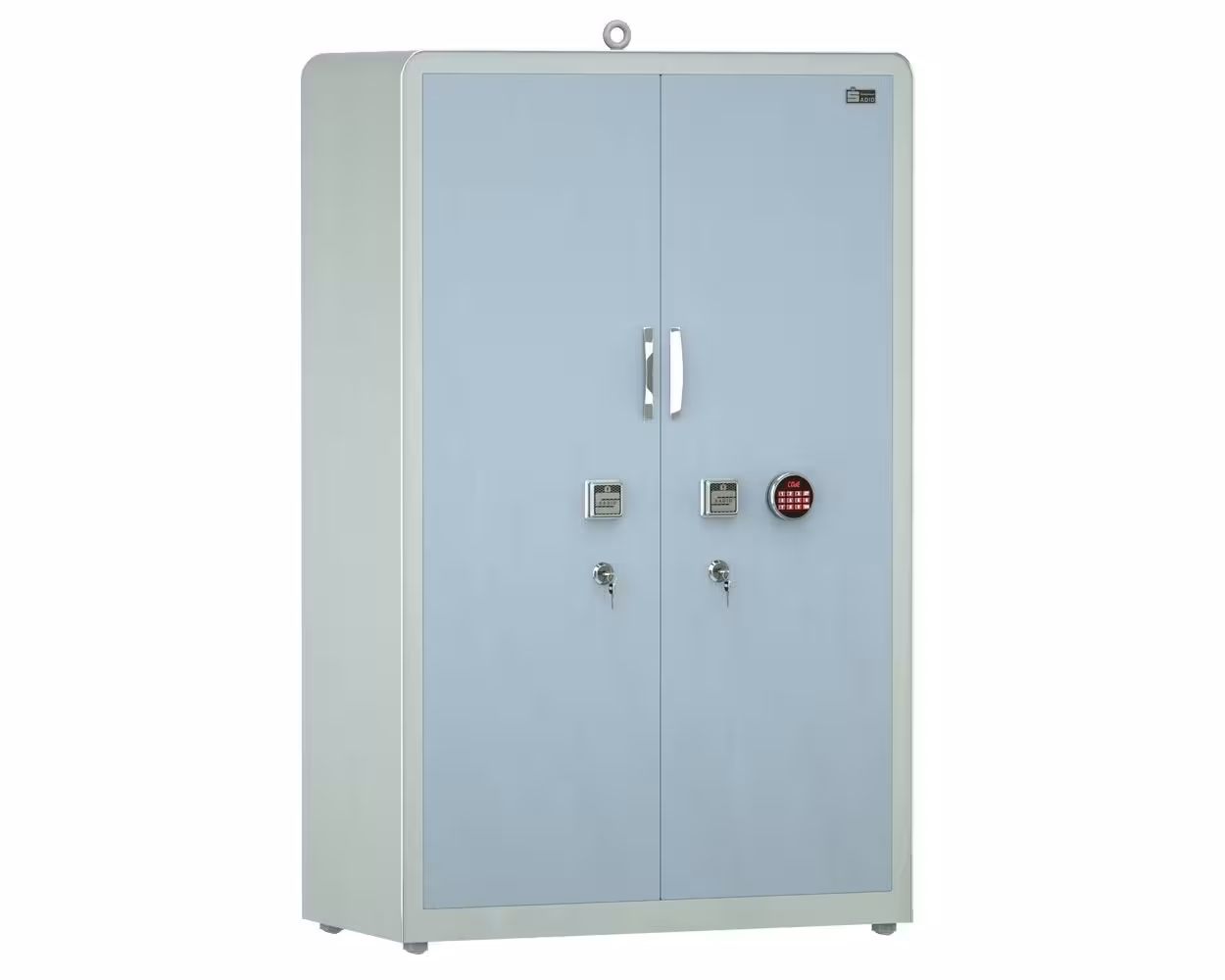 کمد اداری فلزی بایگانی نسوز و ضدسرقت مدل دو درب 2000 Double