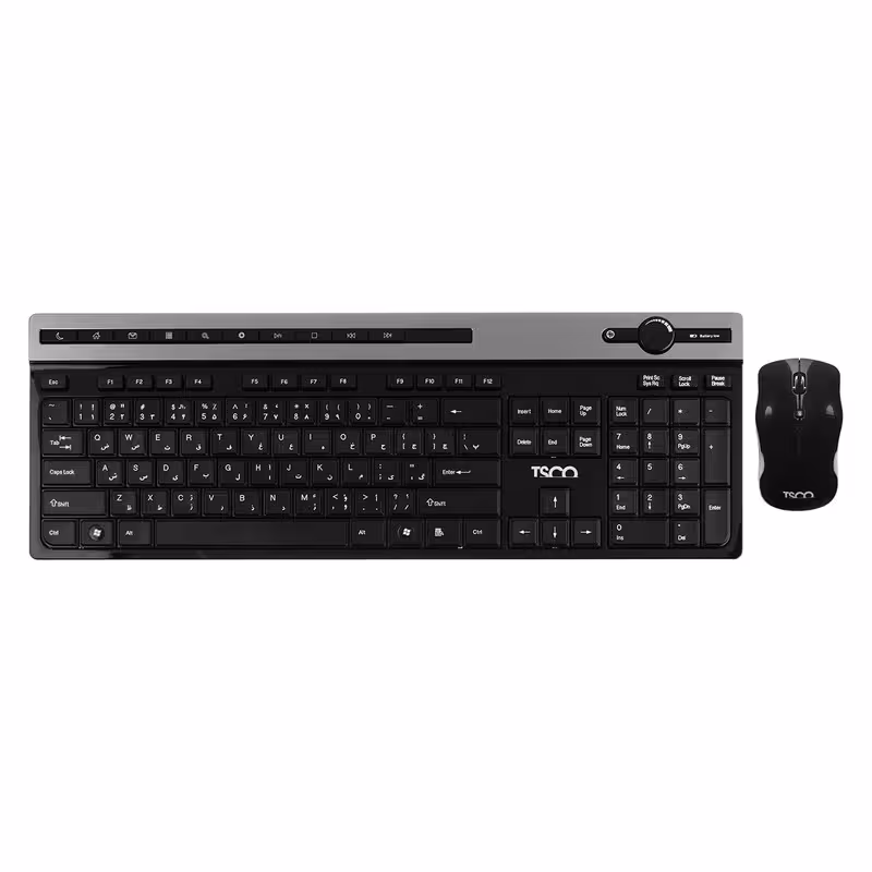 کیبورد بی سیم تسکو مدل TKM7106W همراه با موس بیسیم | کالا مکس
