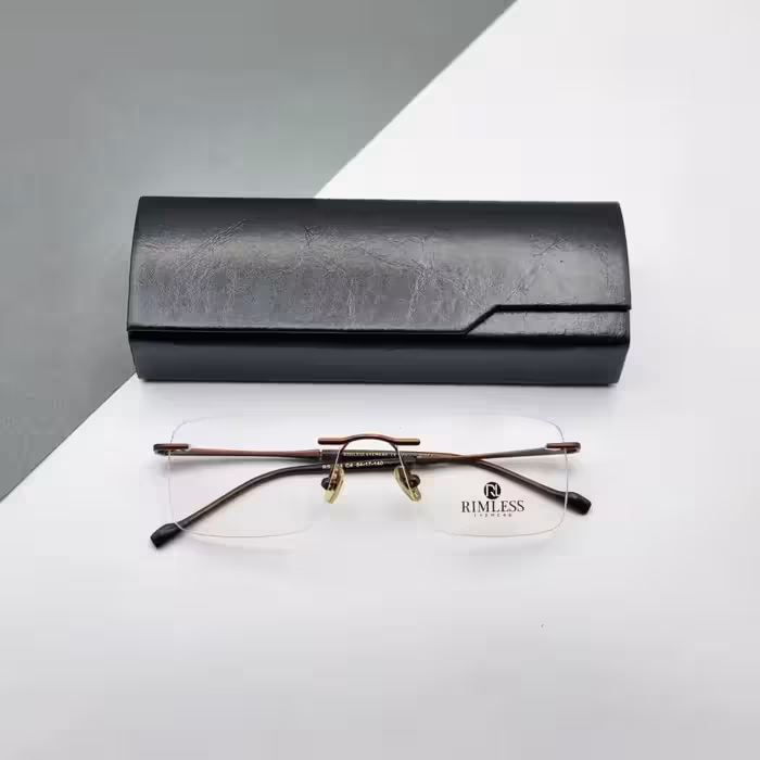 عینک طبی بدون فریم ریملس مدل 004c4