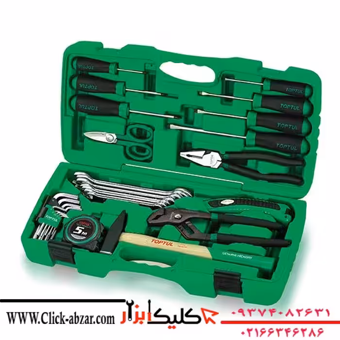 جعبه ابزار 30 پارچه (سبز) تاپ تول