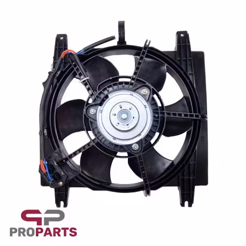 مجموعه کامل موتور، پروانه و دیاق فن رادیاتور امکو Emco مناسب برای پراید