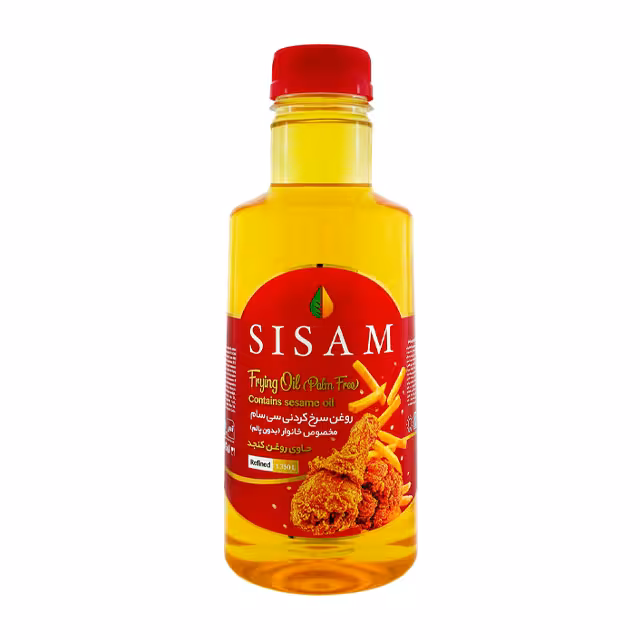 روغن سرخ کردنی حاوی روغن کنجد بدون پالم سی سام 1350 میلی لیتری