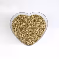 مروارید خوراکی تزئینی رنگ طلایی سایز یک