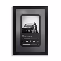 تابلو با طرح خواننده موزیک پلیر Luther کندریک لامار، کد PF-20391