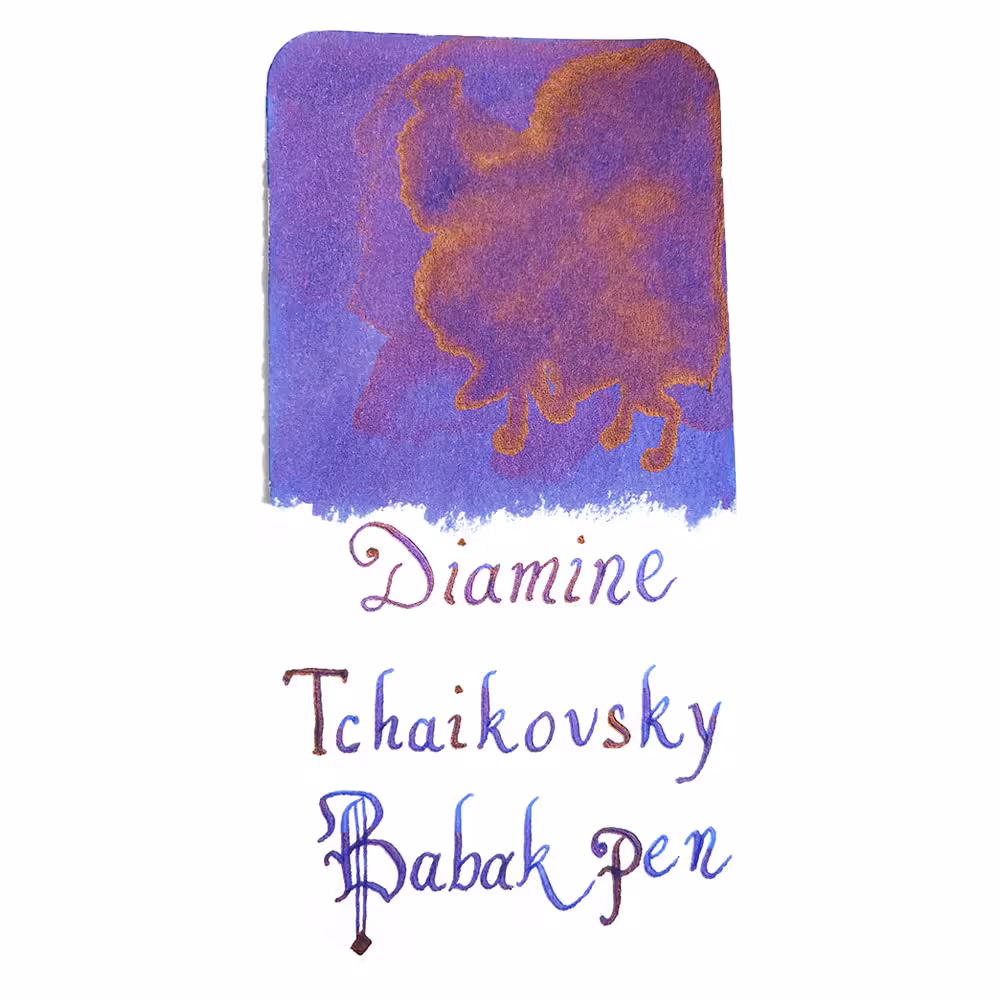 جوهر خودنویس دیامین رنگ چایکوسکی DIAMINE INK Musician collection Tchaikovsky