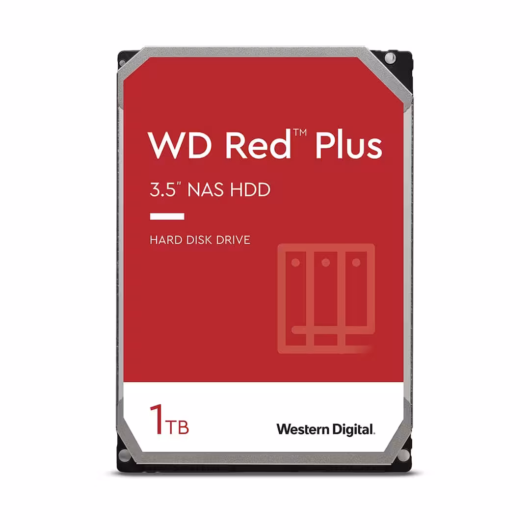 هارددیسک اینترنال وسترن دیجیتال مدل RED PLUS WD10EFRX ظرفیت 1 ترابایت