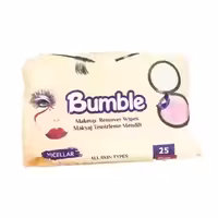 دستمال مرطوب پاک‌کننده آرایش میسلار بامبل Bumble بسته 25 عددی