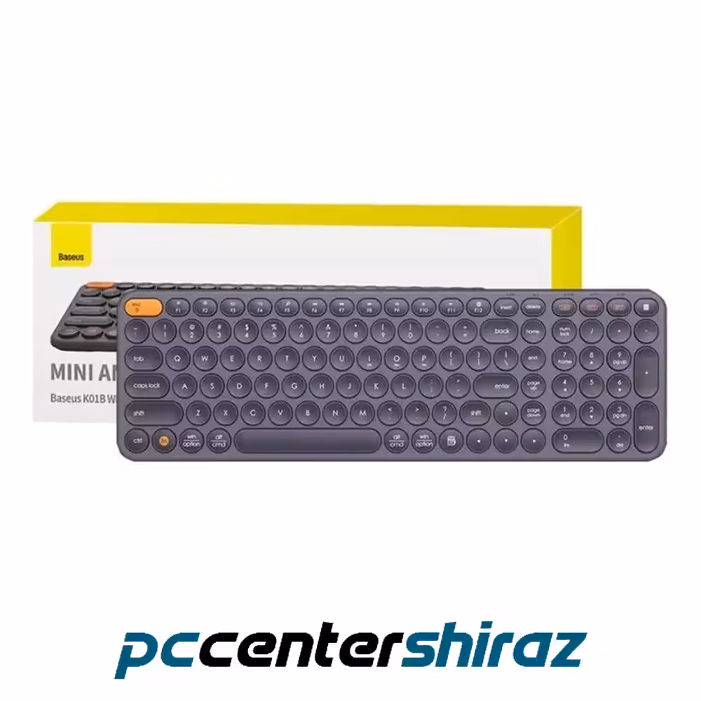 کیبورد بدون سیم بیسوس مدل Baseus K01B Wireless Tri-Mode Keyboard