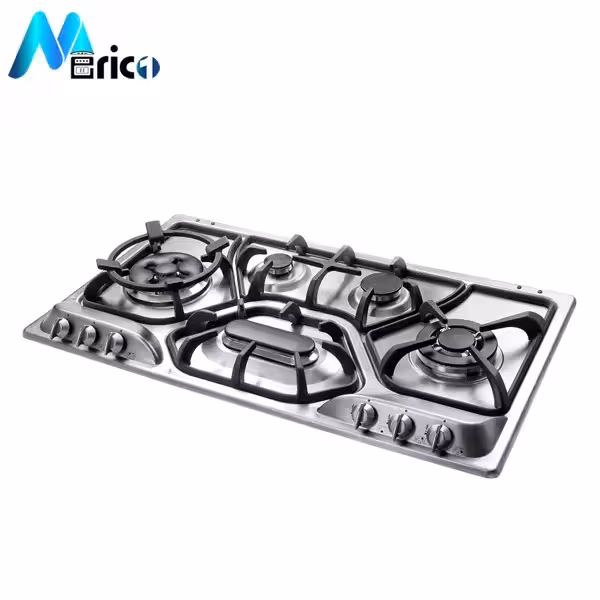 گاز رومیزی اخوان کد G28S شش شعله استیل