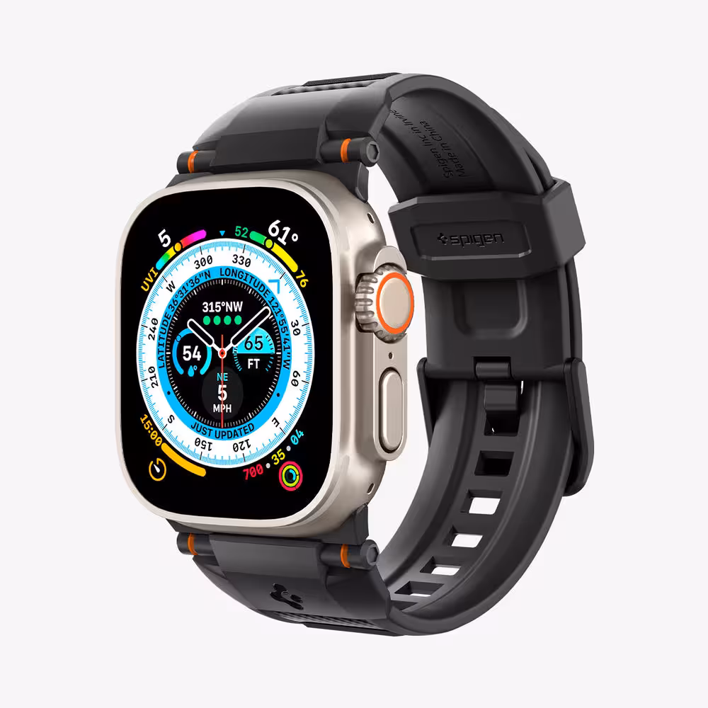 بند اپل واچ برند اسپیگن مدل Spigen Rugged Ultra Band for Apple Watch 44/45/49mm