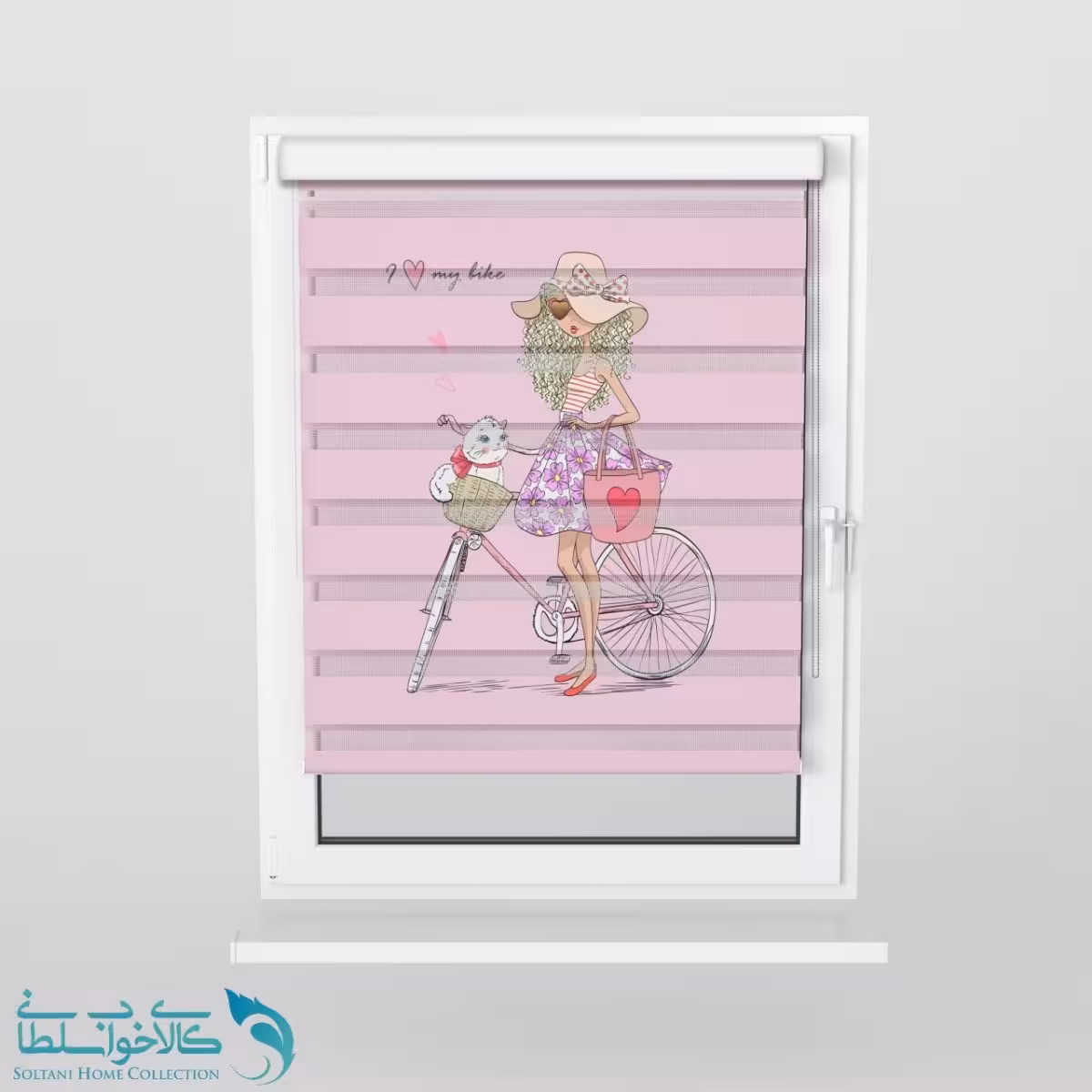 پرده زبرا اتاق کودک طرح آلارا کد A1738