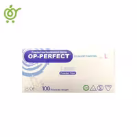 دستکش لاتکس (100 عددی) بدون پودر OP-PERFECT سایز LARGE