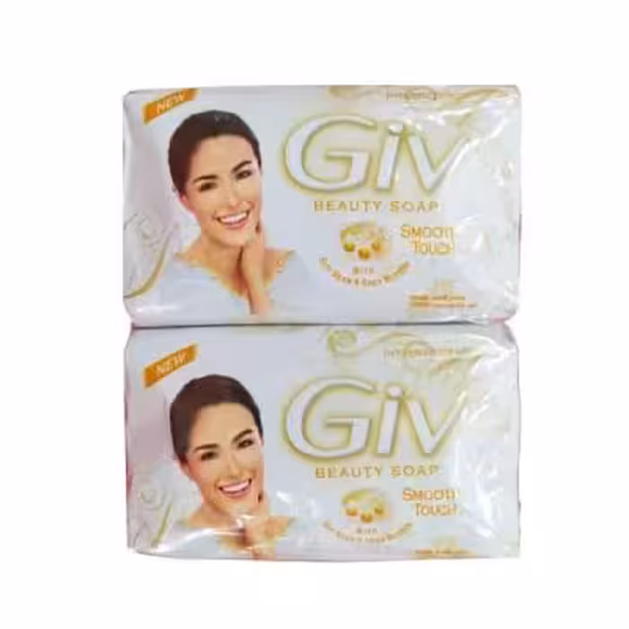صابون جیو Giv سفید مدل SMOOTH TOUCH بسته 4 عددی