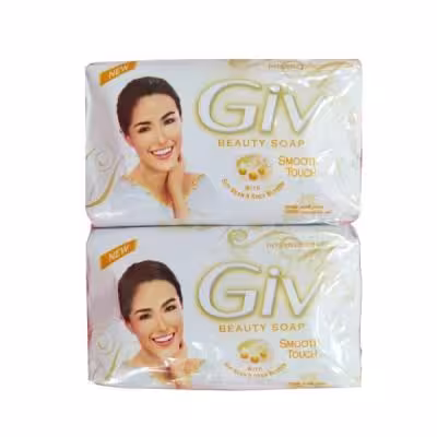 صابون جیو Giv سفید مدل SMOOTH TOUCH بسته 4 عددی