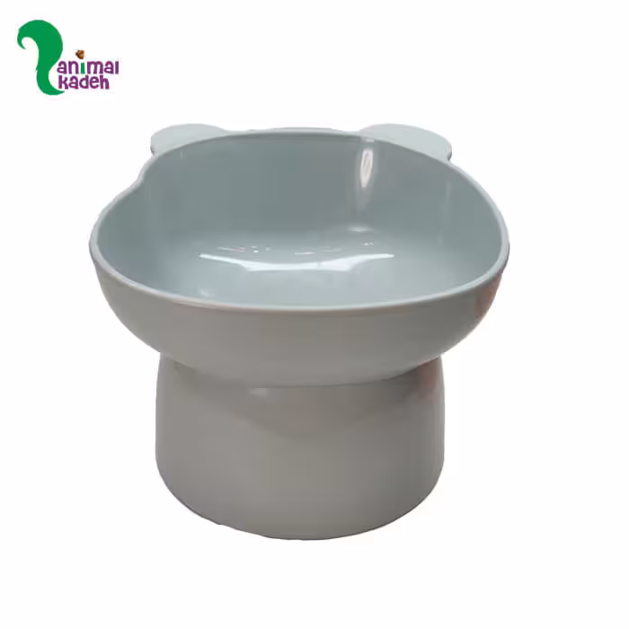 ظرف غذای سگ و گربه مدل پایه دار خرسی