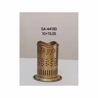 جا قاشق و چنگال استوانه ای توری برنجی ساریس44130