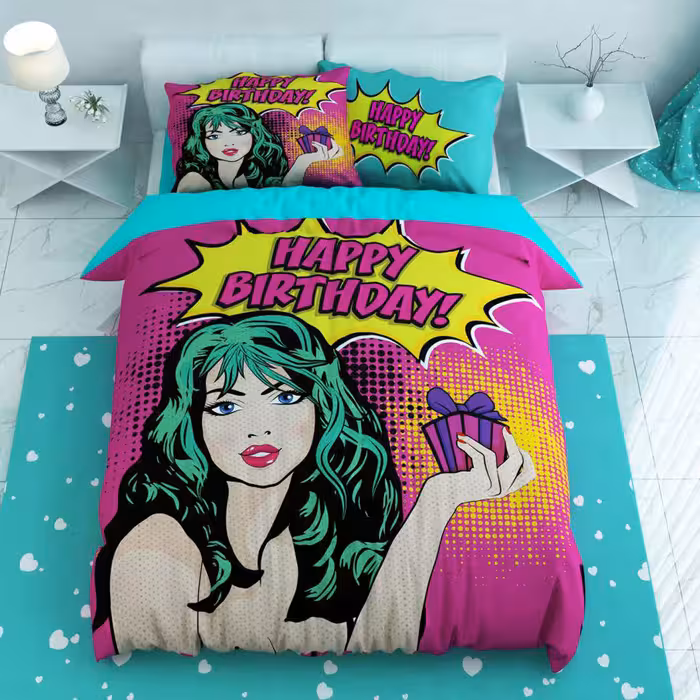 سرویس لحاف روتختی ترکسان یک نفره 4 تیکه کد D135