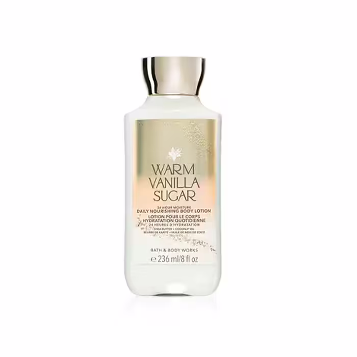 لوسیون مرطوب کننده بدن مدل WARM VANILLA SUGAR برند BATH AND BODY WORKS