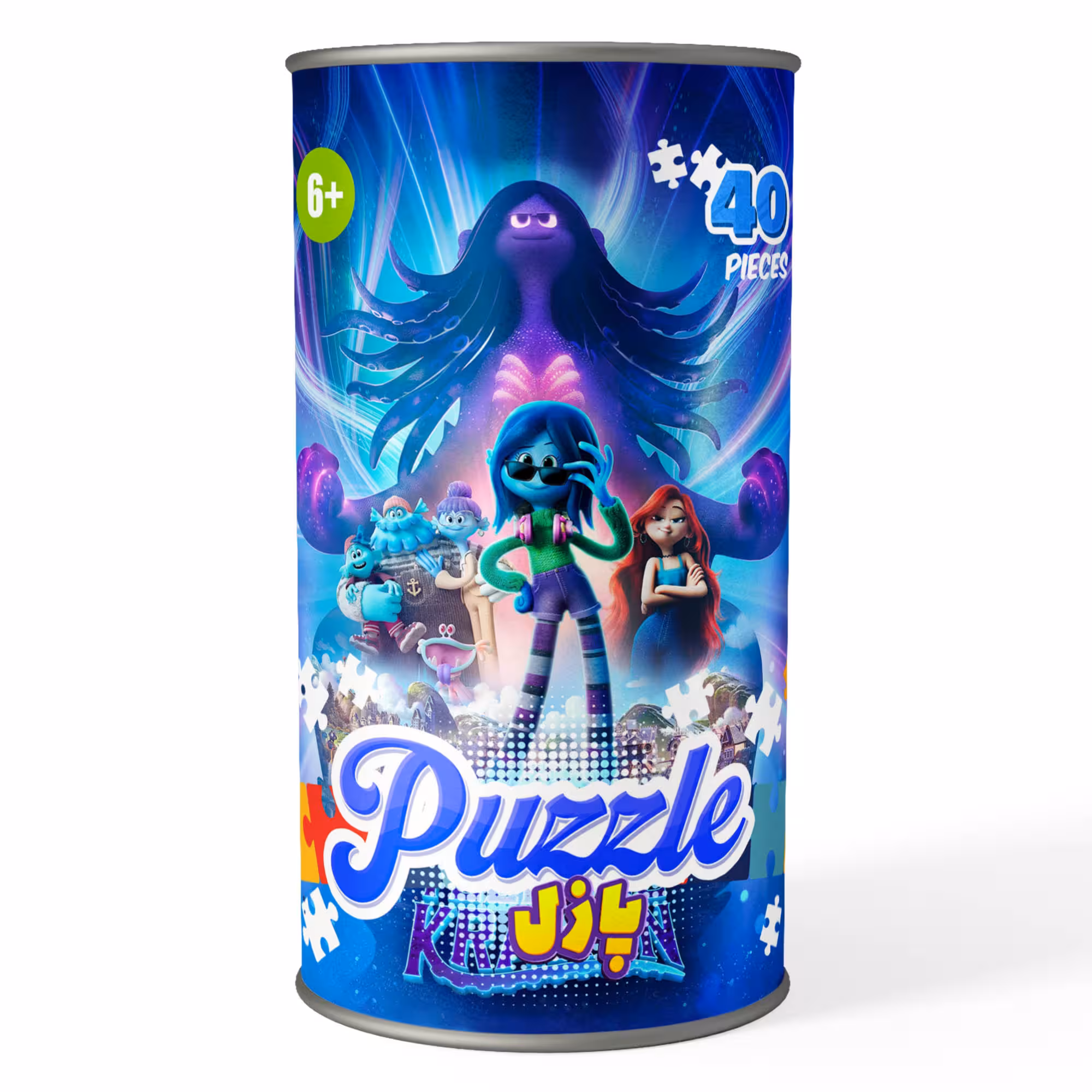 پازل 40 تکه کارتون کراکن نوجوان