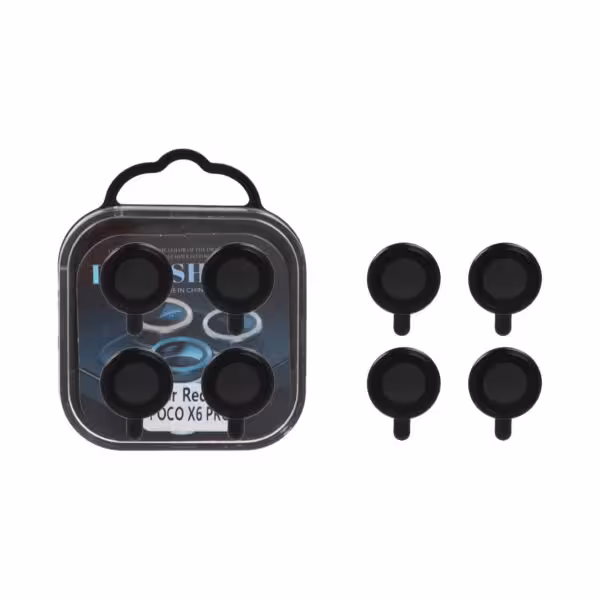 محافظ لنز رینگی Xiaomi Poco X6 Pro – مشکی-کد3900