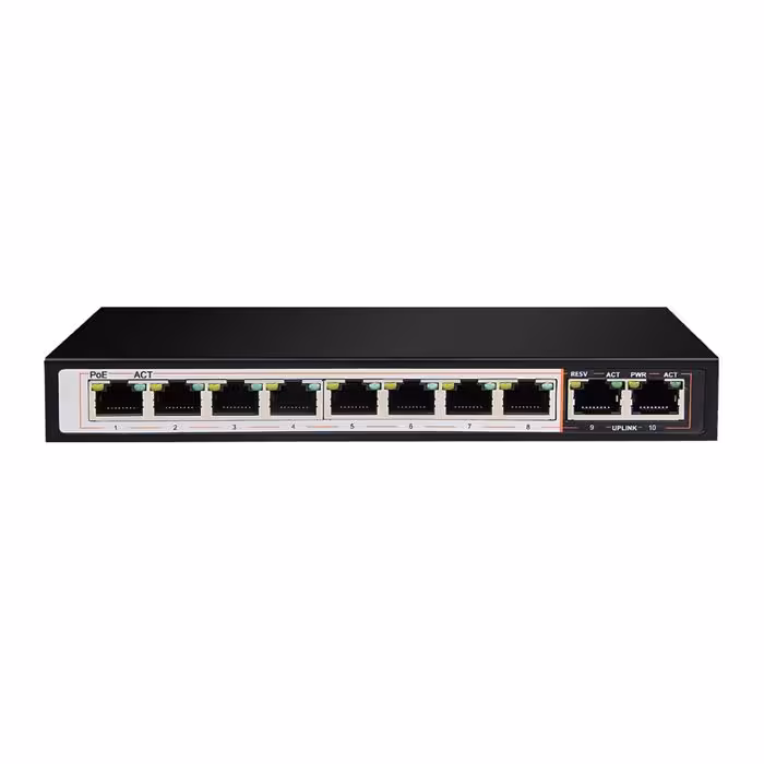 سوئیچ غیرمدیریتی 10 پورت دی لینک مدل DGS-F1010P-E