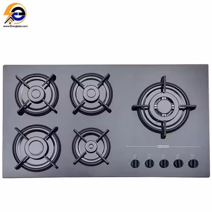 اجاق گاز رومیزی پنج شعله استیل البرز مدل G-5967 i