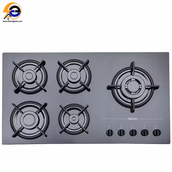 اجاق گاز رومیزی پنج شعله استیل البرز مدل G-5967 i