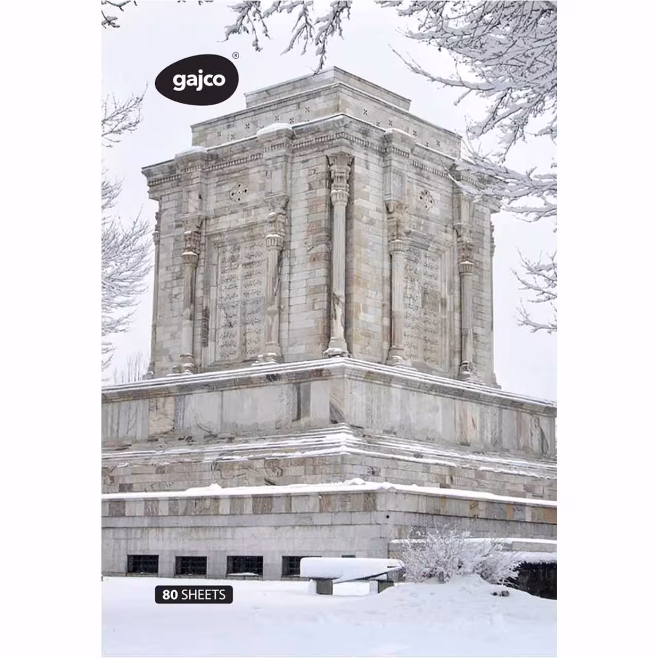 دفتر 80 برگ گاجکو طرح آرامگاه فردوسی با رایحه شکلات