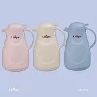 فلاسک 1 لیتر رنگی شیشه صورتی یونیک کد un-1915