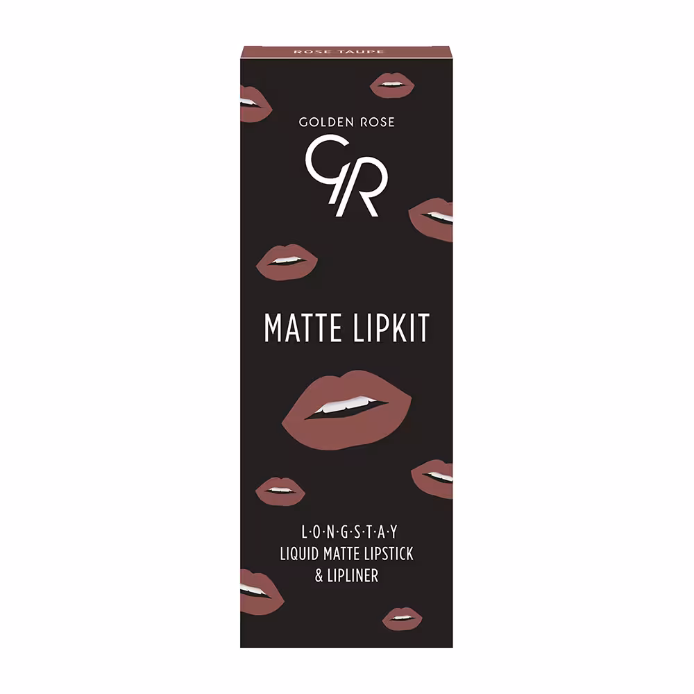 کیت لب مات گلدن رز مدل Rose Taupe