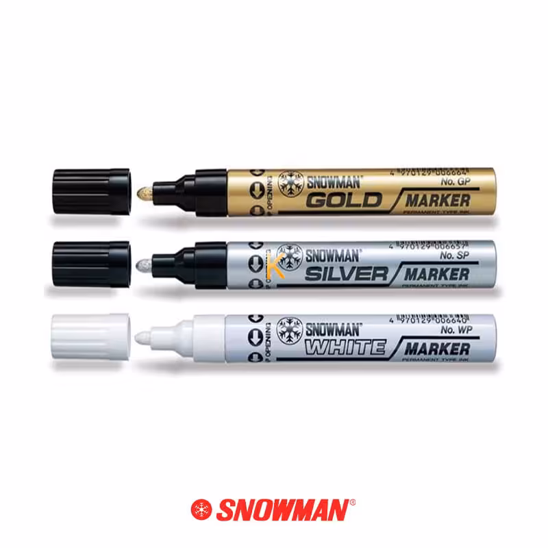 ماژیک صنعتی متال مارکر SNOWMAN