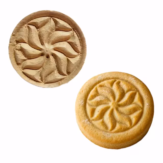 مهر کلوچه چوبی کد 2