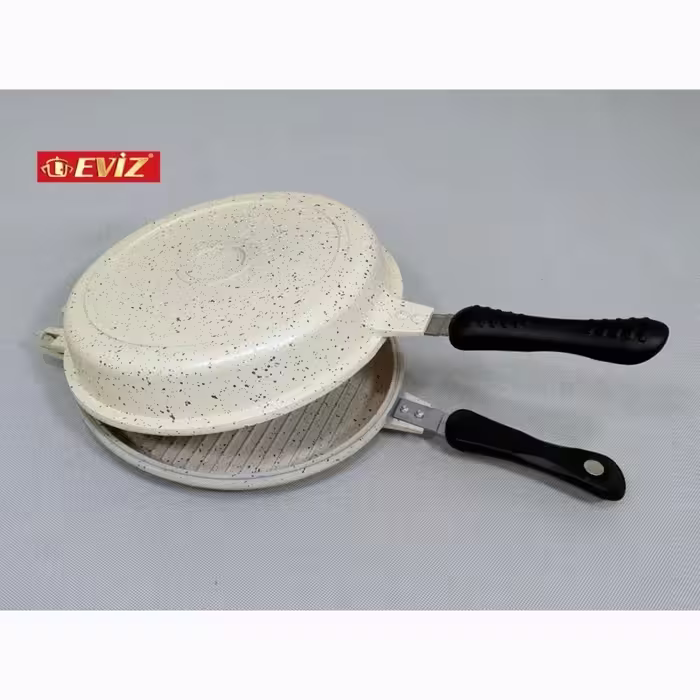 تابه رژیمی 32 سانت اویز گرد EVIZ کرم