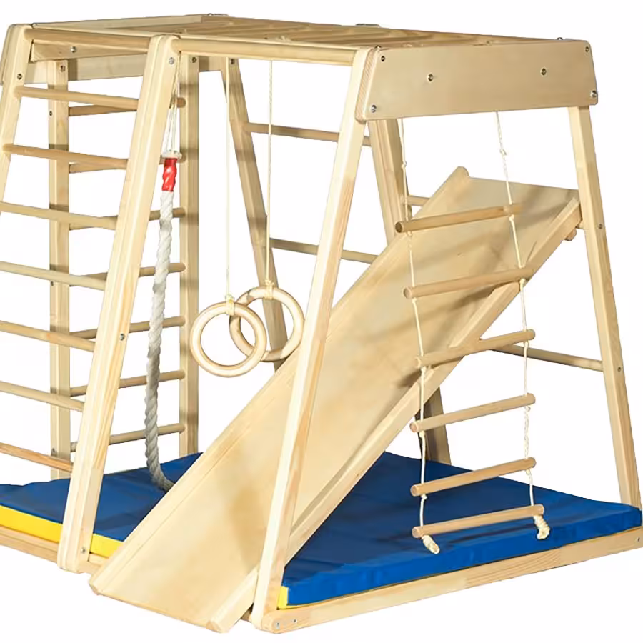 مجموعه چوبی ورزشی سازه نردبانی کد 1211