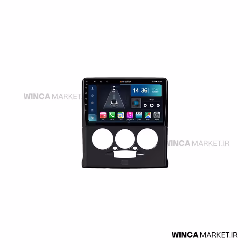 مانیتور اندروید پراید 131/141/151/132 سری S500 BLU-RAY مدل GM855 برند وینکا WINCA