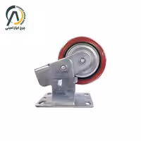 چرخ پلی اورتان کمک فنردار ثابت قطر 150 میلی متر