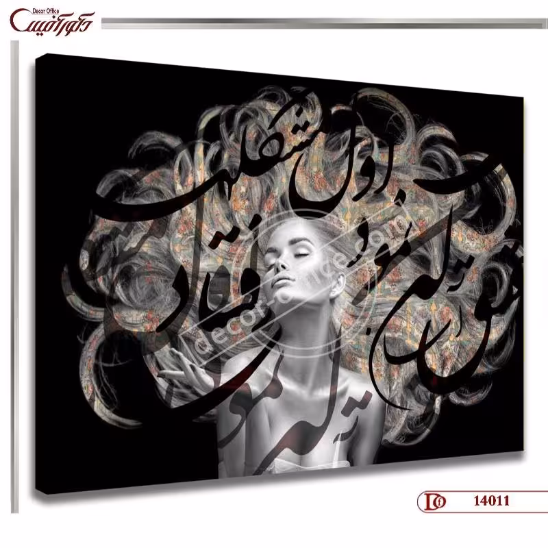 تابلو دیواری چهره خط R4011