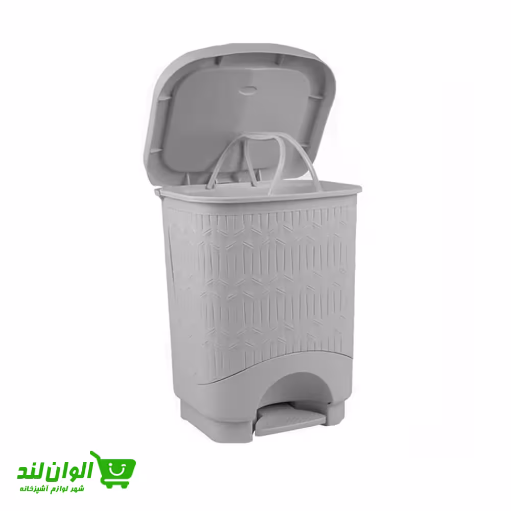 سطل زباله خانگی لیمون مدل 4 گوش پدالی بزرگ کد 43614
