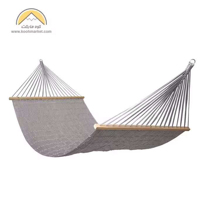 ننو دو نفره توری چوب دار