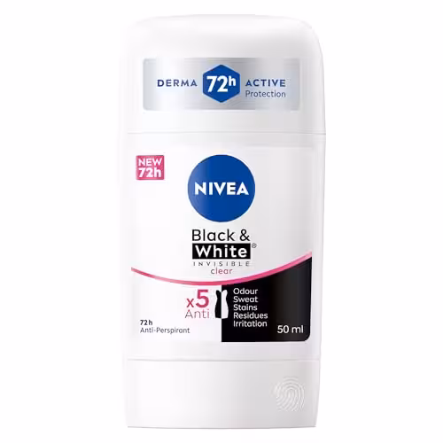 استیک ضد تعریق 72 ساعته زنانه نیوآ مدل Black & White حجم 50 میل