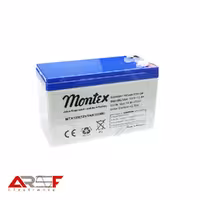 باتری سیلد اسید 12ولت _9 آمپر Montex - فروشگاه عارف الکترونیک