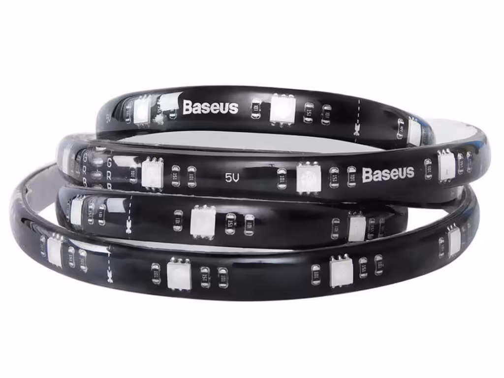 چراغ ال‌ ای‌ دی ریسه‌ای افزایش طول بیسوس Baseus RGB Colorful Light Strip Extension Pack 1m