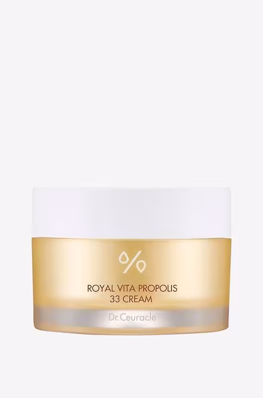 کرم رویال ویتا پروپولیس 33 دکتر سراکل– تغذیه‌کننده و درخشان‌کننده پوست Dr. Ceuracle Royal Vita Propolis 33 Cream (50ml) – Nourishing & Brightening Cream