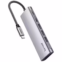 هاب 7 پورت USB-C لکسار مدل H31