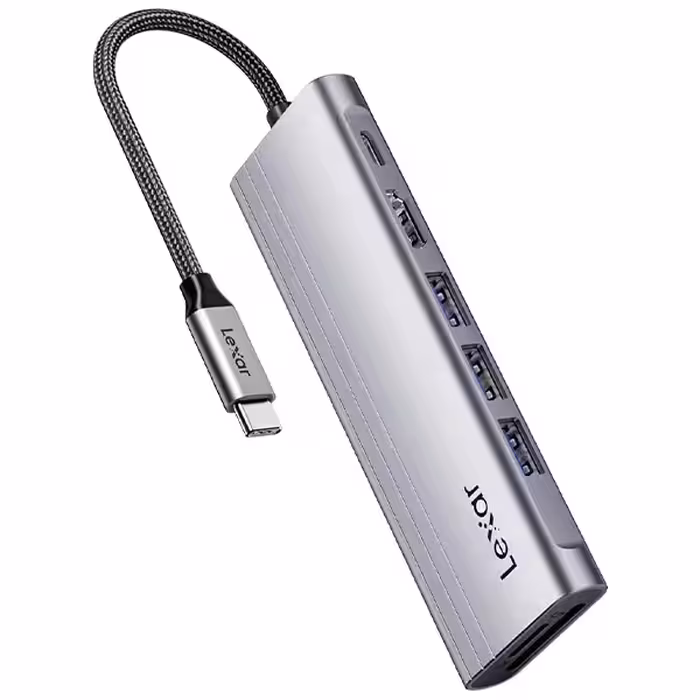 هاب 7 پورت USB-C لکسار مدل H31