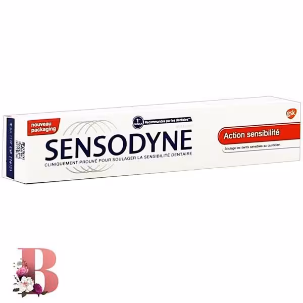 خمیر دندان سنسوداین مدل Action sensibilite وزن 75 گرم | Sensodyne Action Sensibilite ToothPaste 75g
