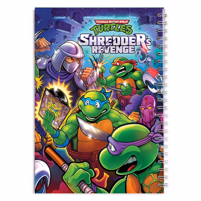 دفتر مشق کارتون لاک پشت های نینجا